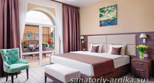 Санаторий Арника Кисловодск. Студия с террасой